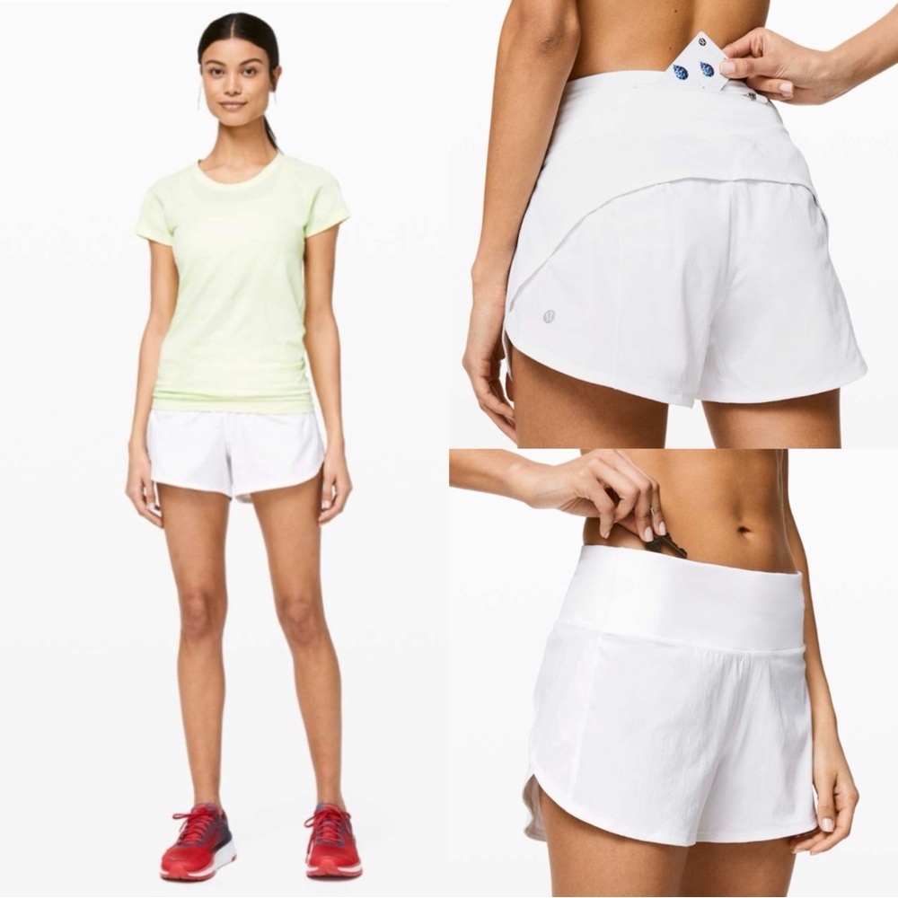77 NWT Lululemon Speed Up Mid Rise Lined Short 4" Size‎ 14